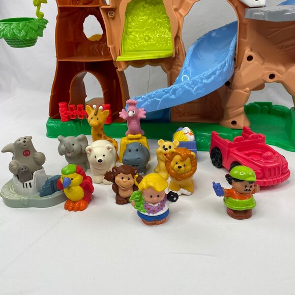 Fisher-Price Kids Toy Little People Zoo Animals Tree House Playset - Picture 14 of 15